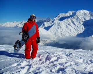  圣热尔韦地区的滑雪板课程 